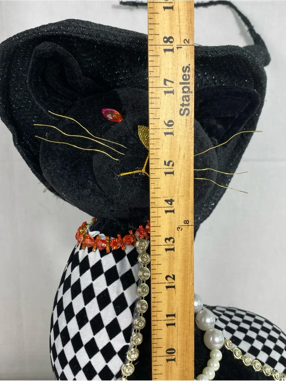 Mark Robert’s  Black Cat Jeweled Halloween Limited Edition Beautiful Collectible